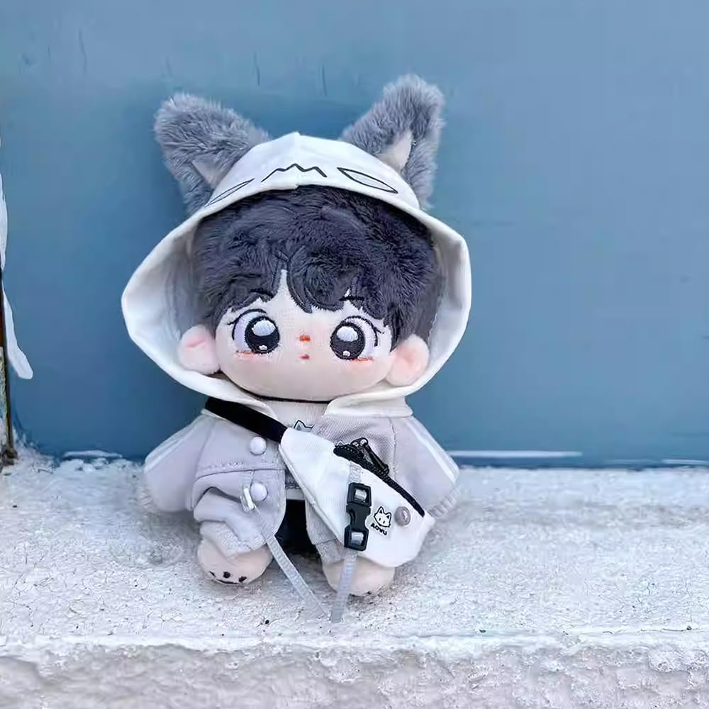 Amazon.com: niannyyhouse 10cm 15cm 20cm Plush Doll Clothes Hoodie